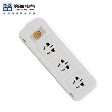 突破接線板 電源插座TZ-Q0911K3 全長1.5米三聯帶總控開關插排