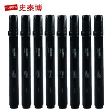 史泰博B-MP1004 辦公書寫 油性記號筆 8支裝 黑色