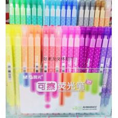 晨光文具 AHM49402 可擦熒光筆 標(biāo)記筆 重點(diǎn)記號筆 12色
