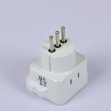 可來博意大利標插頭轉換器STY-1-AP6出國旅行專用轉換插座