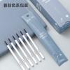 紐賽NS770中性筆替芯臻順滑0.5mm按動加強型針管(黑)(支)