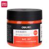 得力(deli)水粉顏料 100ml大容量瓶裝畫畫美術專用 水粉畫成人學生兒童藝考初學者入門繪畫色彩 朱紅73888