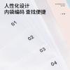 紐賽(NUSIGN)帶頁碼資料冊A4/20頁 光感鏡面文件收納冊活頁插袋文件夾 學生試卷收納袋 糖果色NS196