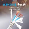 佳耐美（CANARE） 話筒音頻線L-4E6S四芯編織屏蔽線加奈美麥克風線星絞抗干擾長距離輸入信號線 灰色L-4E6 1米